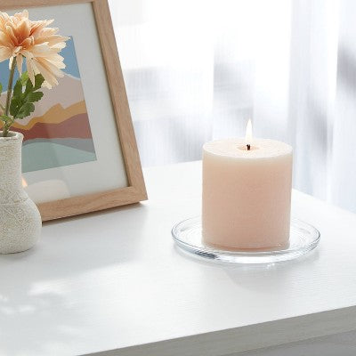  5" Glass Plate Candle Holder - Room Essentials™