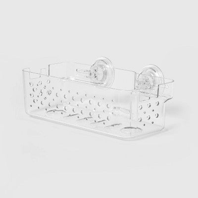  Suction Medium Basket Clear - Room Essentials™