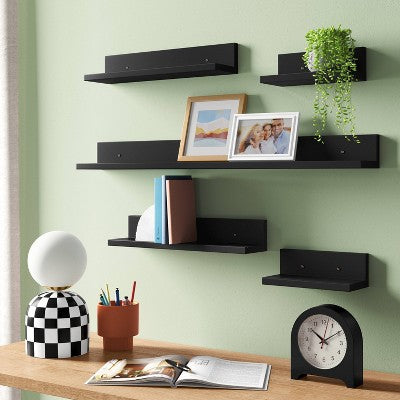  5pk Wall Shelf Picture Ledge - Room Essentials™