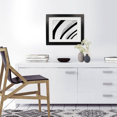 14" X 18" Matted To 11" X 14" Wide Gallery Frame Black - Room Essentials™