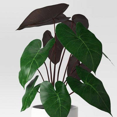  Dasheen Leaf Potted Artificial Plant - Room Essentials™