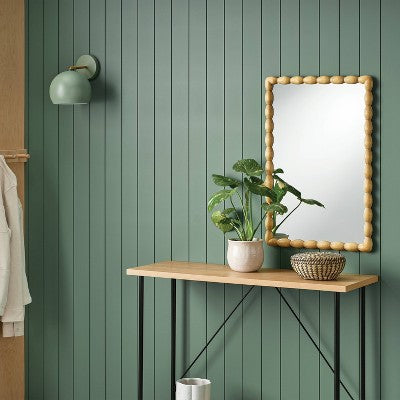  20"x30" Turned/Bobbin Wall Mirror Natural - Room Essentials™