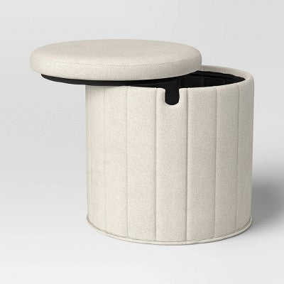  Folding Round Storage Ottoman - Room Essentials™