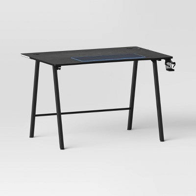  Gaming Dorm Desk With LED Lights And Headphone Holder - Room Essentials™