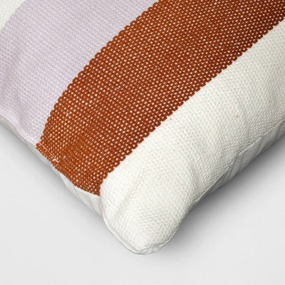 Cabana Striped Woven Cotton Square Throw Pillow - Room Essentials™