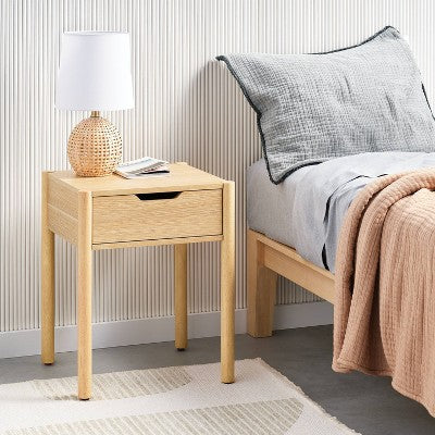  Scandi Nightstand Natural - Room Essentials™