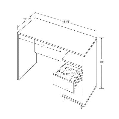  Writing Desk With Drawers - Room Essentials™
