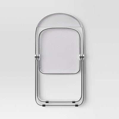  Modern Metal Acrylic Folding Chair - Room Essentials™
