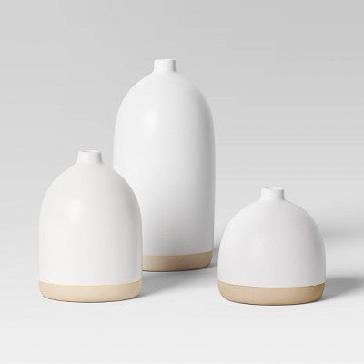 3pc Vase Set Ceramic - Room Essentials™