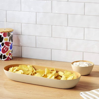  Serving Tray And Dip Bowl Set - Room Essentials™