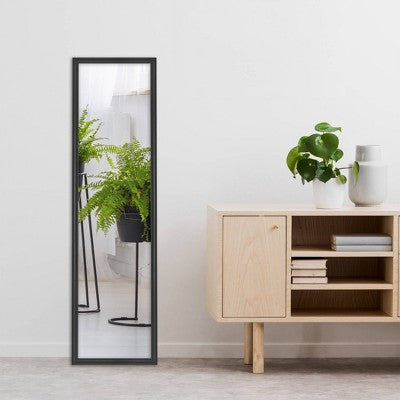  13.5" X 49.5" Framed Door Mirror - Room Essentials™