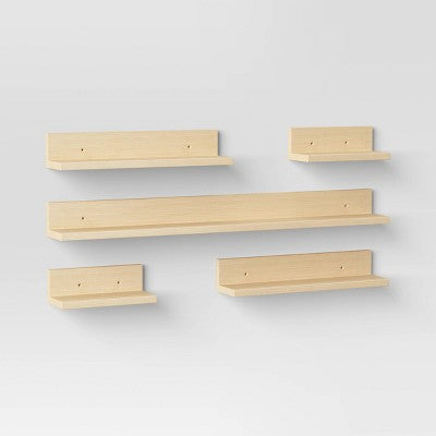  5pk Wall Shelf Picture Ledge - Room Essentials™