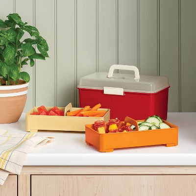  Large Snackle Box Warm - Room Essentials™