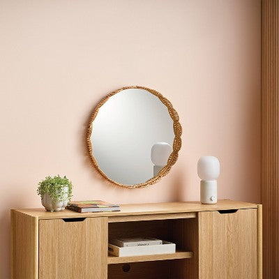  24" Rattan Round Wall Mirror - Room Essentials™