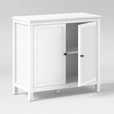  Traditional Multipurpose Storage Cabinet Multipurpose Classic White - Room Essentials™