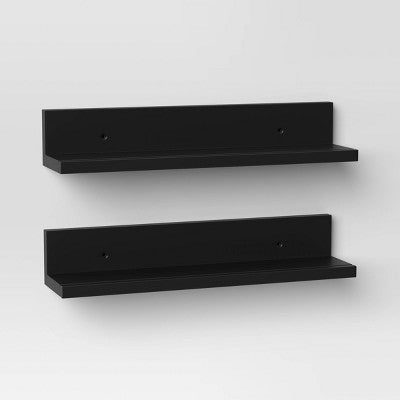  15" Wall Shelf Picture Ledge 2pk - Room Essentials™