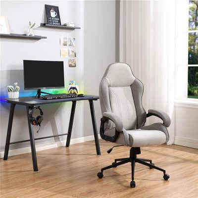  Gaming Dorm Desk With LED Lights And Headphone Holder - Room Essentials™