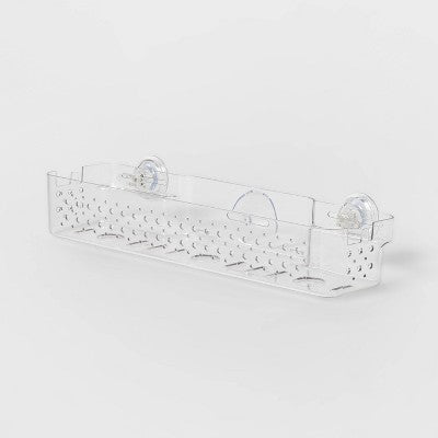  Suction Long Basket Clear - Room Essentials™