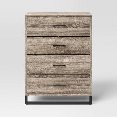  Mixed Material 4 Drawer Dresser - Room Essentials™