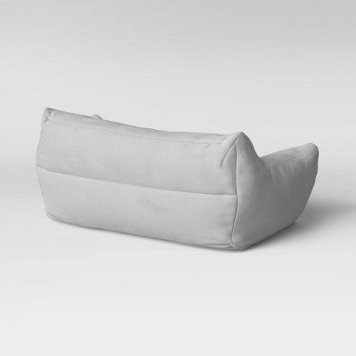  Bean Bag Loveseat Gray - Room Essentials™
