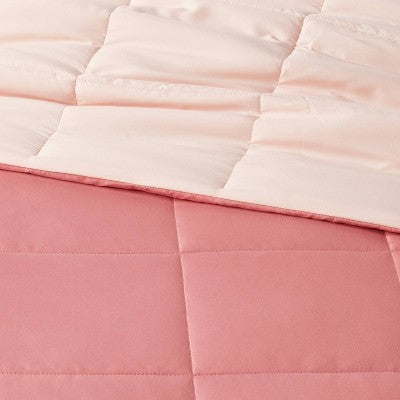  Reversible Microfiber Solid Comforter - Room Essentials™