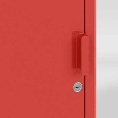  Metal Rolling Locker Dorm Storage Cabinet With Lock- Room Essentials™