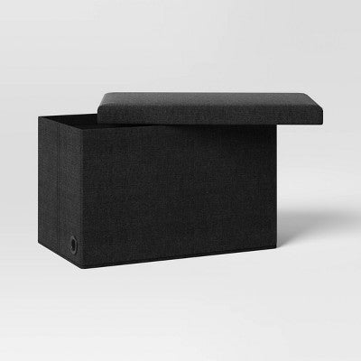  24" Collapsible Dorm Storage Ottoman - Room Essentials™