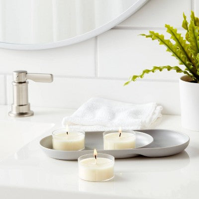  12pk Unscented Jumbo TL Candles Cream - Room Essentials™: Paraffin Wax, 6.5hr Burn Time, 12 Piece Set