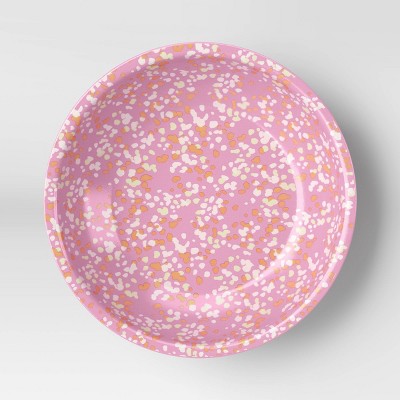  36oz Plastic Terrazzo Pale Raspberry Cereal Bowl Pink - Room Essentials™