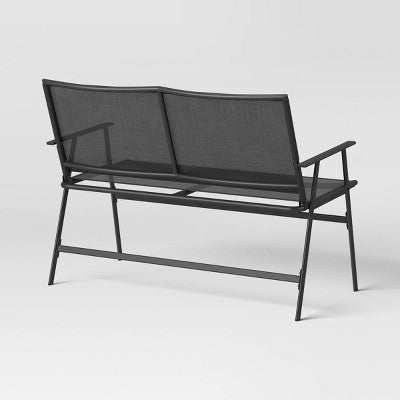  4pc Sling Patio Conversation Set - Black - Room Essentials™