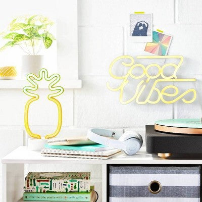  Neon Wall Sign White - Room Essentials™