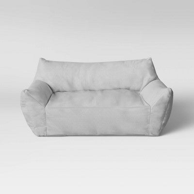  Bean Bag Loveseat Gray - Room Essentials™