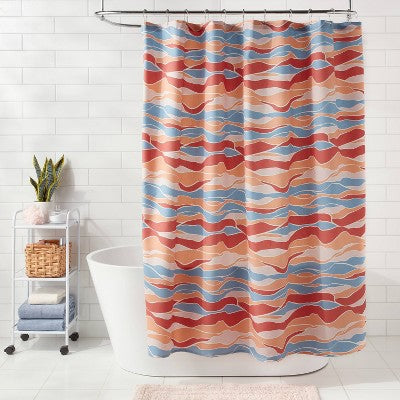  Topography Shower Curtain - Room Essentials™