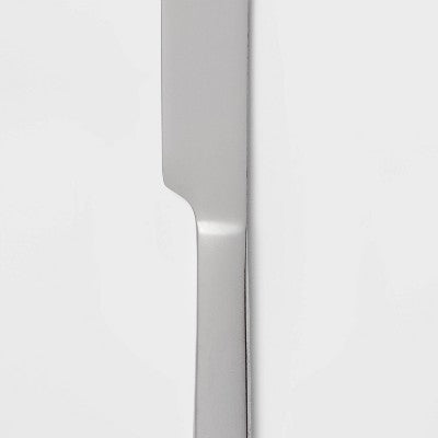  30pc Squared Straight Flatware Set With Caddy - Room Essentials™: Silverware Set, Service For 6, Forks Spoons Knives