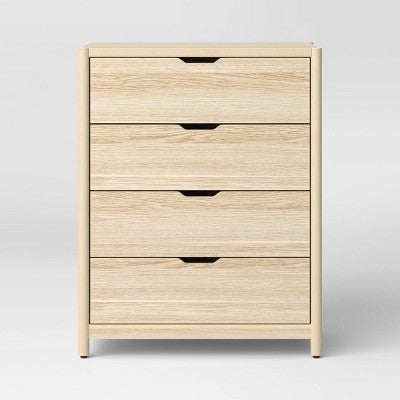  Scandi 4 Drawer Dresser Natural - Room Essentials™