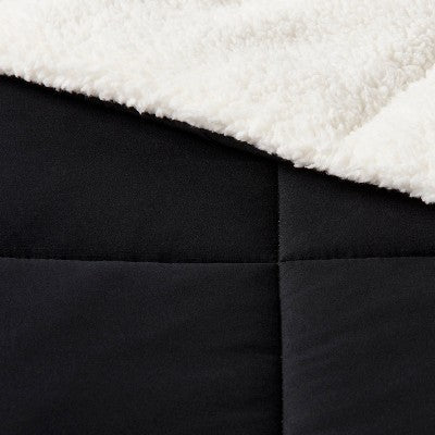  Sherpa Washed Microfiber Reversible Comforter - Room Essentials™