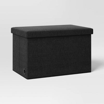  24" Collapsible Dorm Storage Ottoman - Room Essentials™