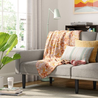  Textured Woven Cotton Square Throw Pillow - Room Essentials™