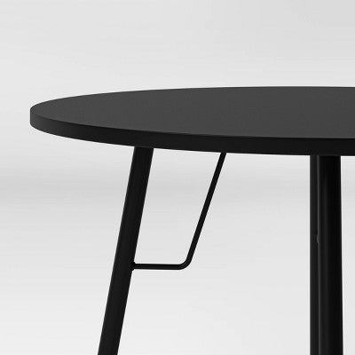  36" Round Dining Table Black - Room Essentials™