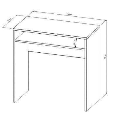  Compact Dorm Desk White - Room Essentials™
