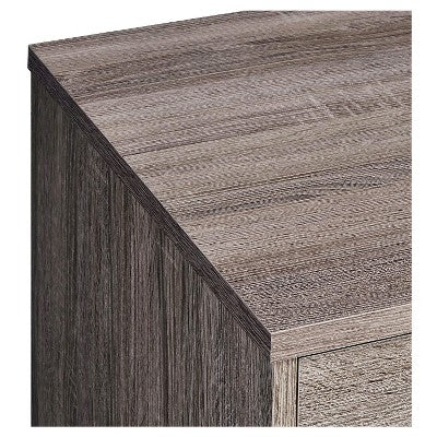  Mixed Material Nightstand - Room Essentials™