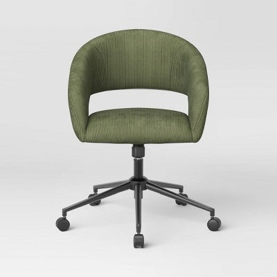  Rolling Swivel Barrel Back Office Chair - Room Essentials™