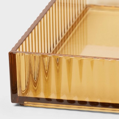 Ribbed Tray Tan - Room Essentials™