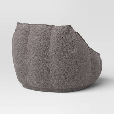  Dorm Lounge Chair Heather Gray - Room Essentials™: Polyester Upholstery, Foam Filled, No Assembly Required