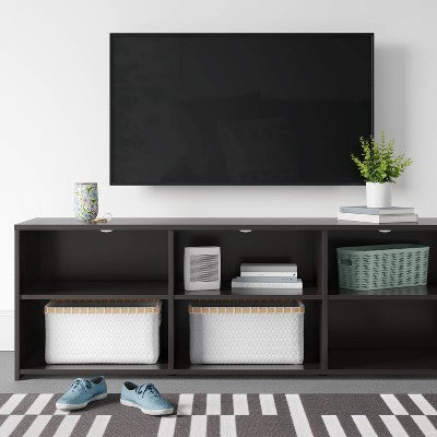  Dorm Storage TV Stand For TVs Up To 70" Black - Room Essentials™