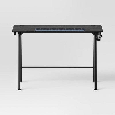  Gaming Dorm Desk With LED Lights And Headphone Holder - Room Essentials™