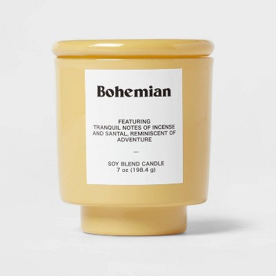  Exterior Painted Glass With Glass Lid 7oz - Room Essentials™