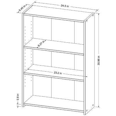  3 Shelf Bookcase - Room Essentials™