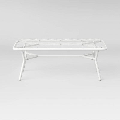  Metal Mesh Coffee Table - White - Room Essentials™