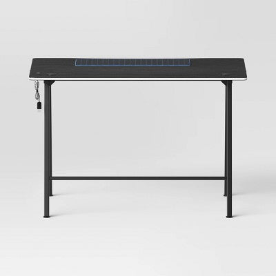  Gaming Dorm Desk With LED Lights And Headphone Holder - Room Essentials™